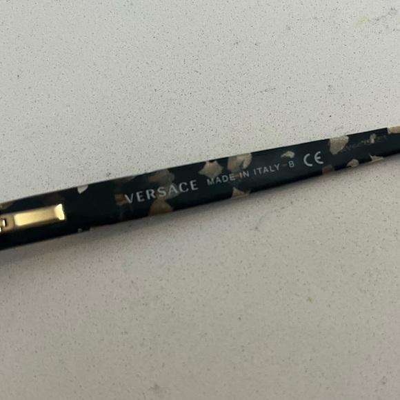 Versace Eyeglasses MOD.3146-B 876 Black Brown Quartz Crystals Italy 53[]16 135 - Picture 10 of 10